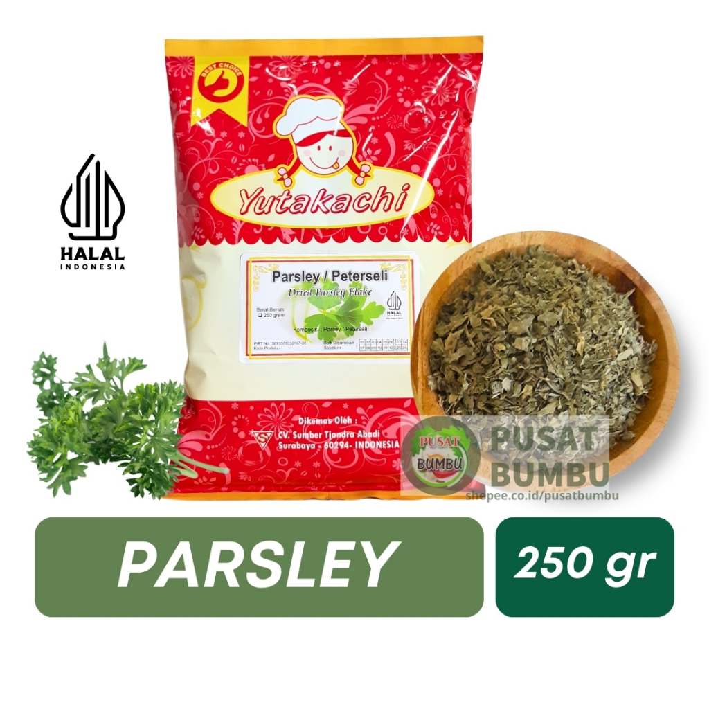 

Parsley 250 gram Yutakachi / Peterseli / Pusat Bumbu