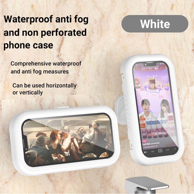 Case Box Hp Anti Air Kotak Holder HD72 Hp Kamar Mandi Waterproof Bathroom Phone Case