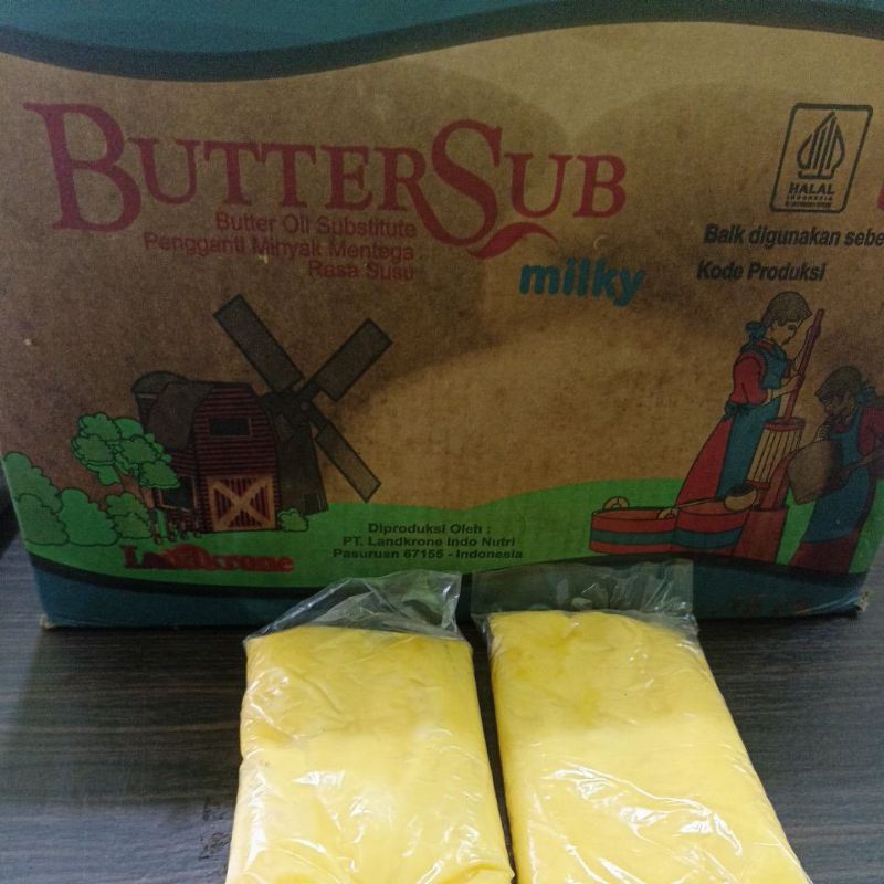 

buttersub milky BOS kemasan repack 250gr