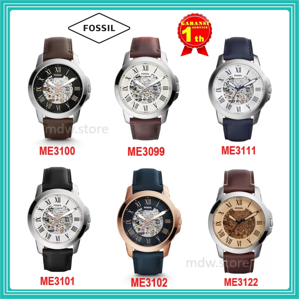 Jam Tangan Pria Type ME3100 ME3099 ME3111 ME3101 ME3102 ME3122 Original & Manual Book Garansi