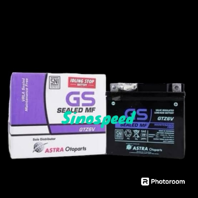 Aki Baterai GS Astra GTZ6V original