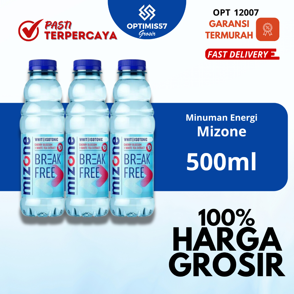 

Mizone 500ml | Minuman Energi Mizone Grosir Termurah 12pcs OPT12007