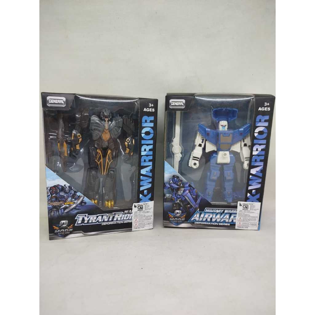 MAINAN ROBOT-ROBOT X-WARRIOR-ROBOT WARIOR-ROBOT 4 IN 1