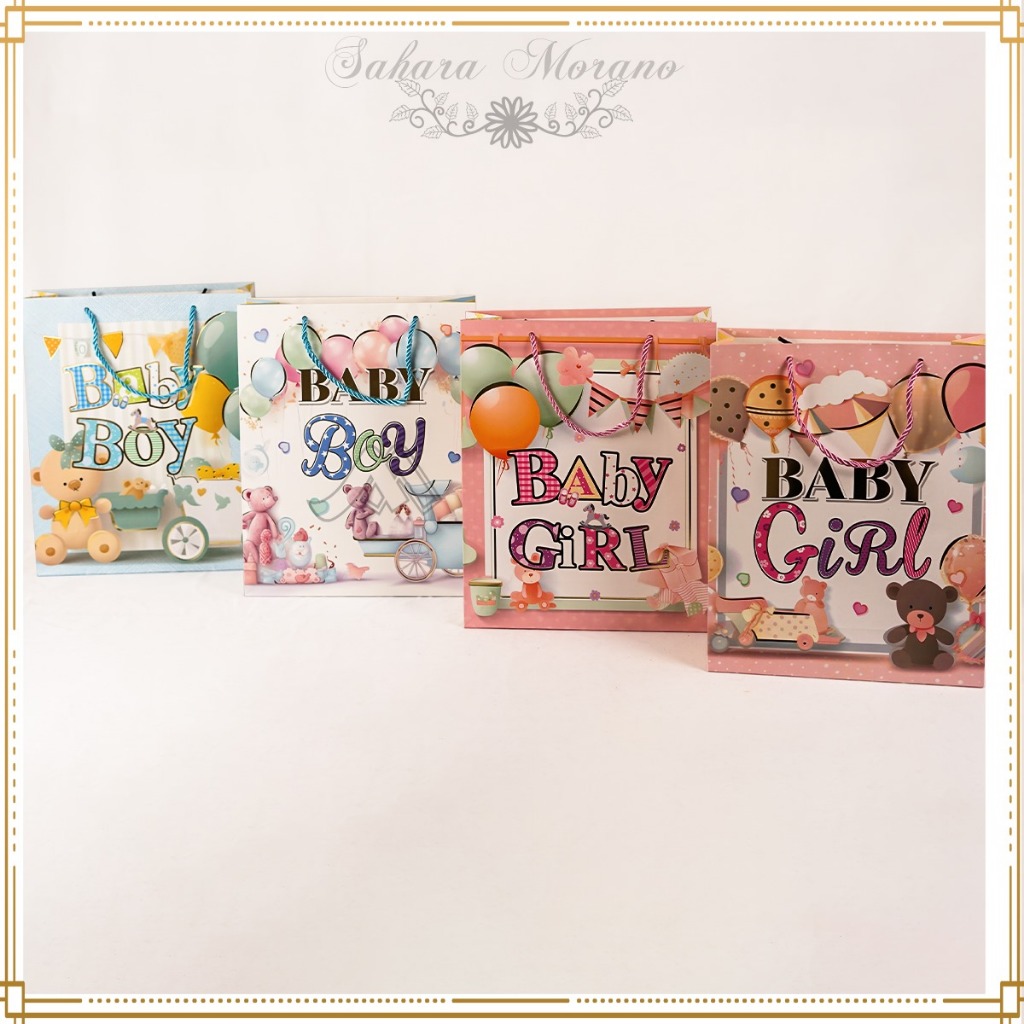 

Paper Bag Motif Boneka Tas Belanja Tas Souvenir Goodie Bag Tas Hampers