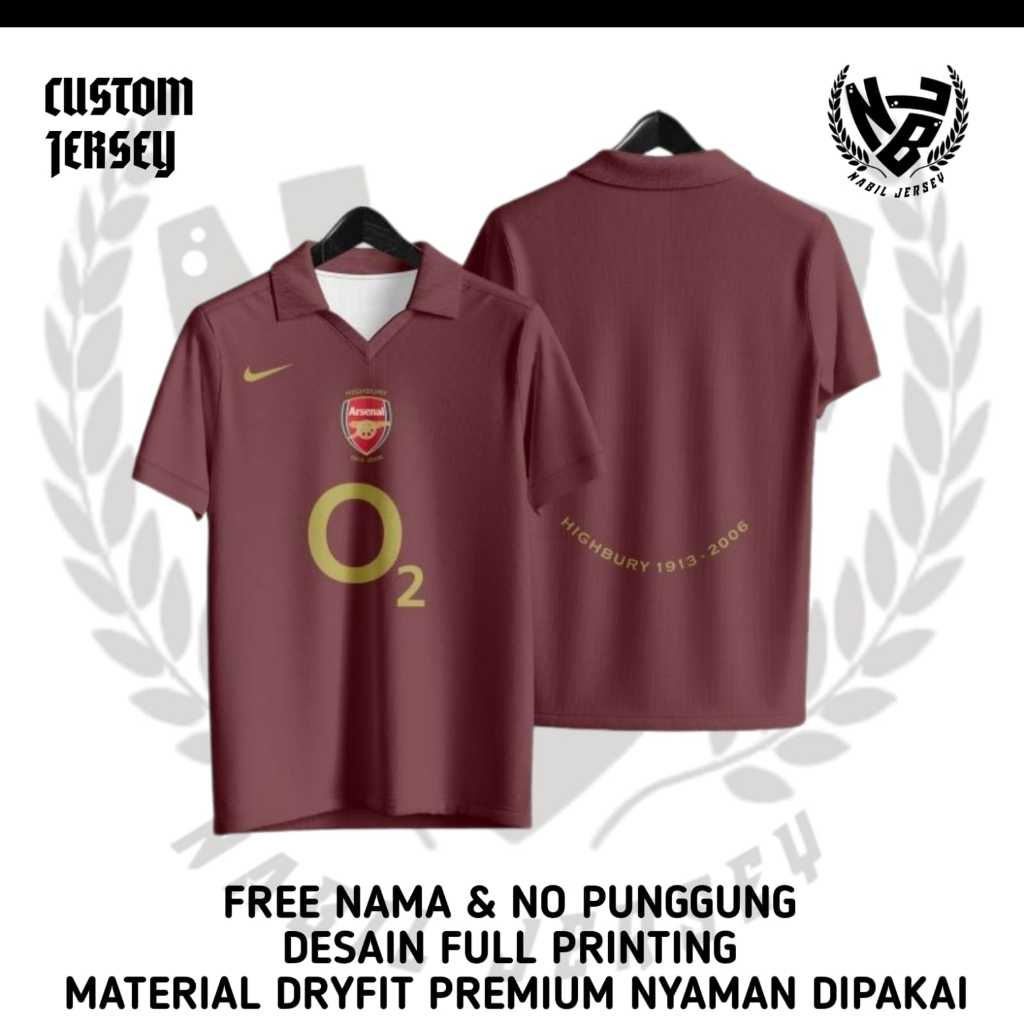 Jersey Retro Arsenal 2005