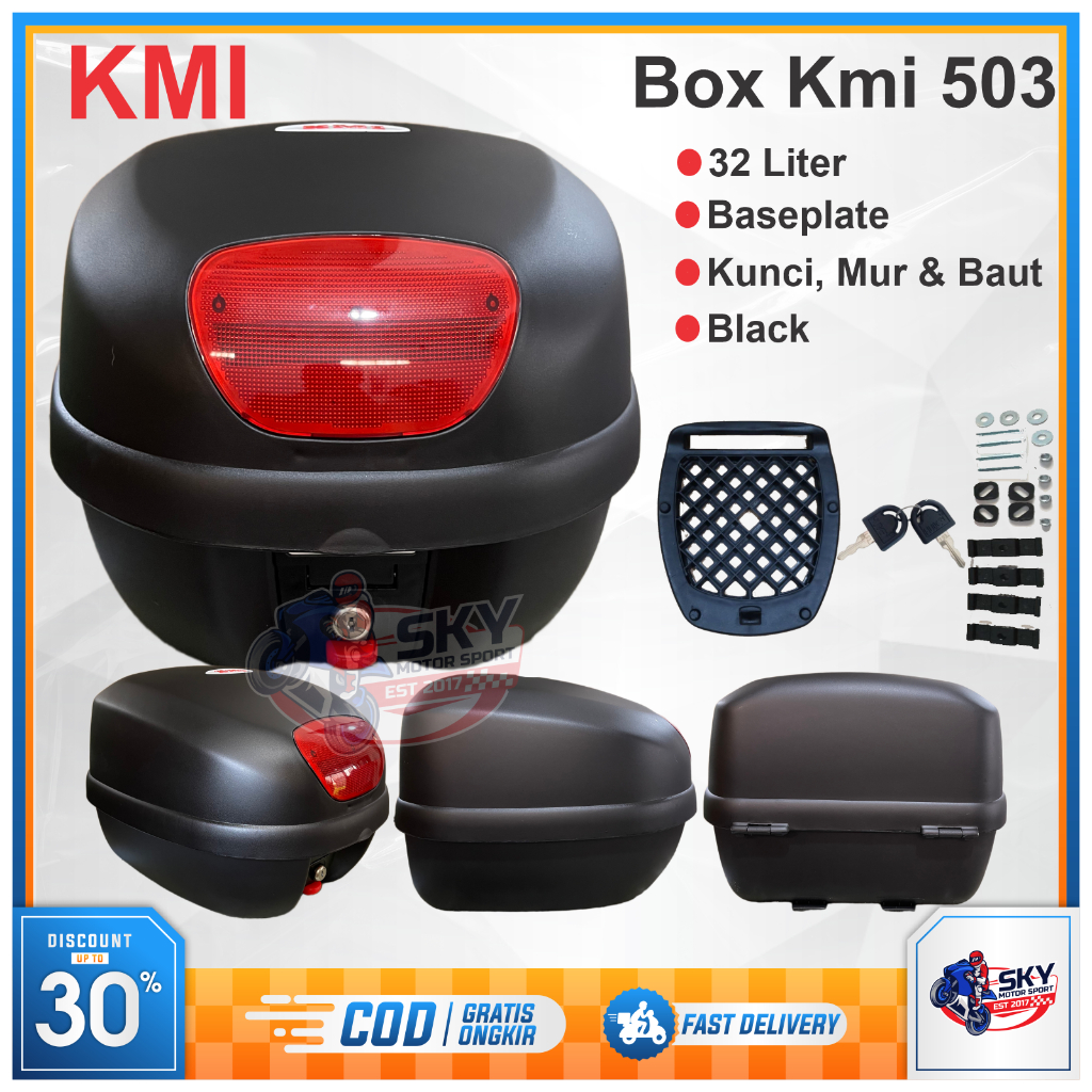 Box Belakang KMI 503 32 Liter Import Original Universal