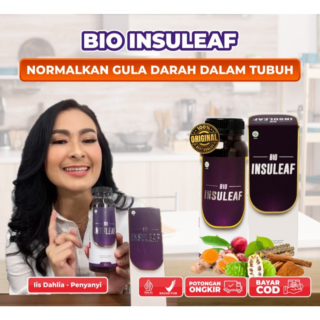 

Bio Insuleaf Herbal Insulin Alami Original Normalkan Kadar Gula Darah Dalam Tubuh Meringankan DIabetes