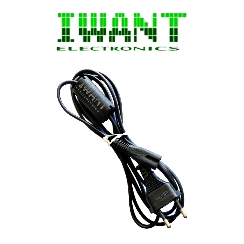 KABEL AC8 2METER KABEL AC 2 PIN KABEL POWER AC ANGKA 8 HIGHT QUALITY KABEL LISTRIK 2 PIN