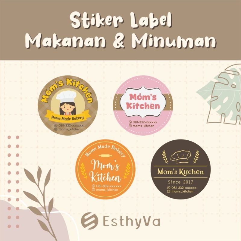 

Stiker Label Makanan Minuman