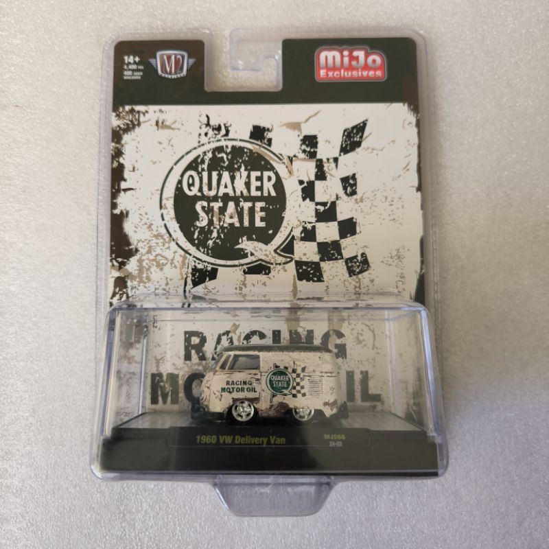 M2 MACHINES 1960 VOLKSWAGEN VW DELIVERY VAN SHORT - QUAKER STATE