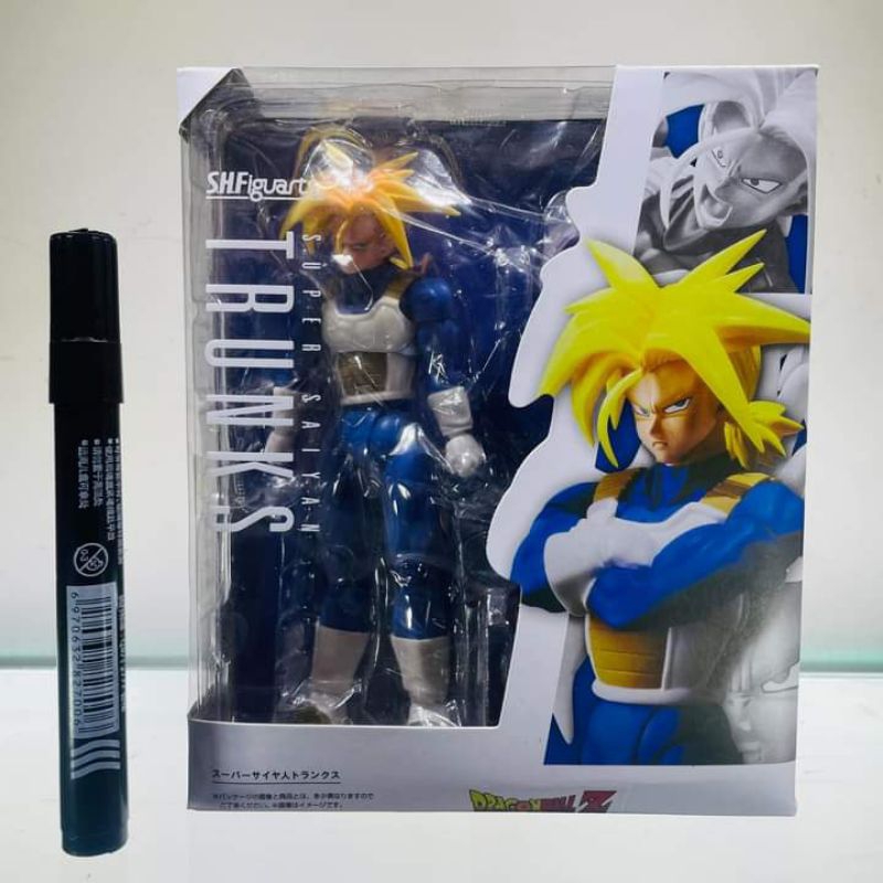 mainan action figureshf trunks dragon ball supertinggi sekitar 6 inchfull artikulasibandai recastdet