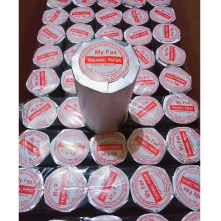 

Readystock KERTAS SETRUK THERMAL UKURAN 8mmx4mm PAKET 1pcsroll Q95