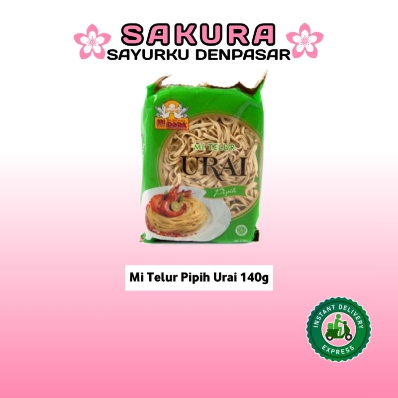 

Mie Telur Pipih URAI 140g - SAKURA