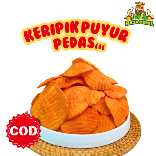 

Keripik Puyur Kerupuk PUYUR Rasa Pedas Gurih Manis