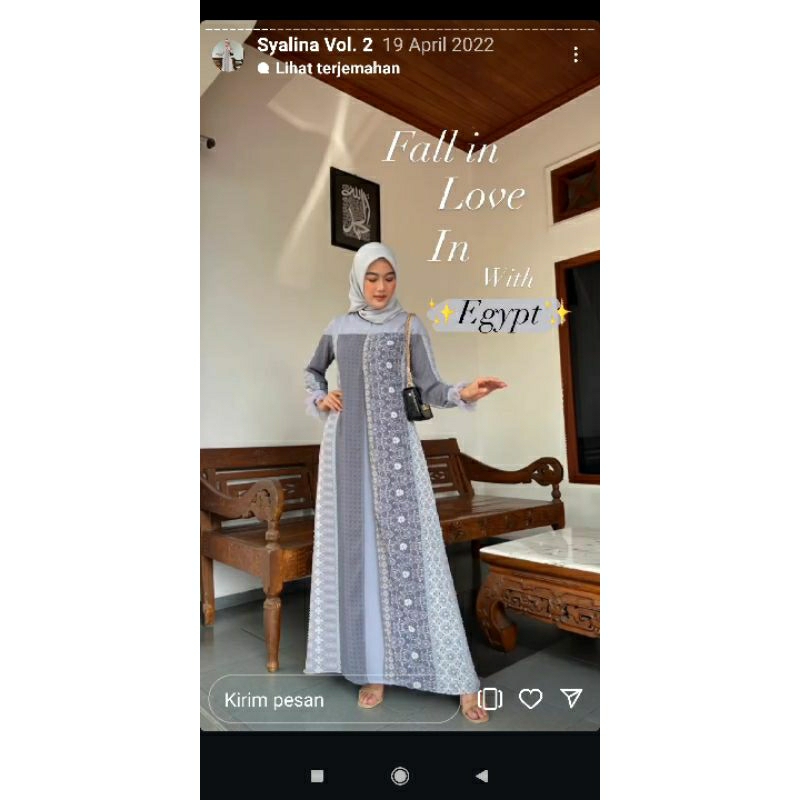 Syaline dress by 4season hijab