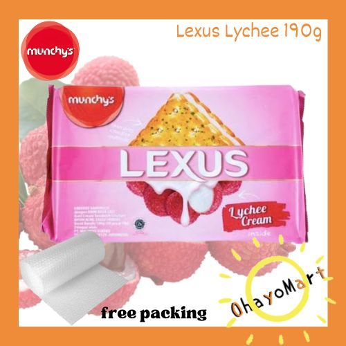 

Munchys Lexus Lychee Cream/ Biskuit Dengan Krim Leci/ Cracker 190grm