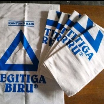 karung Gandum segitiga biru