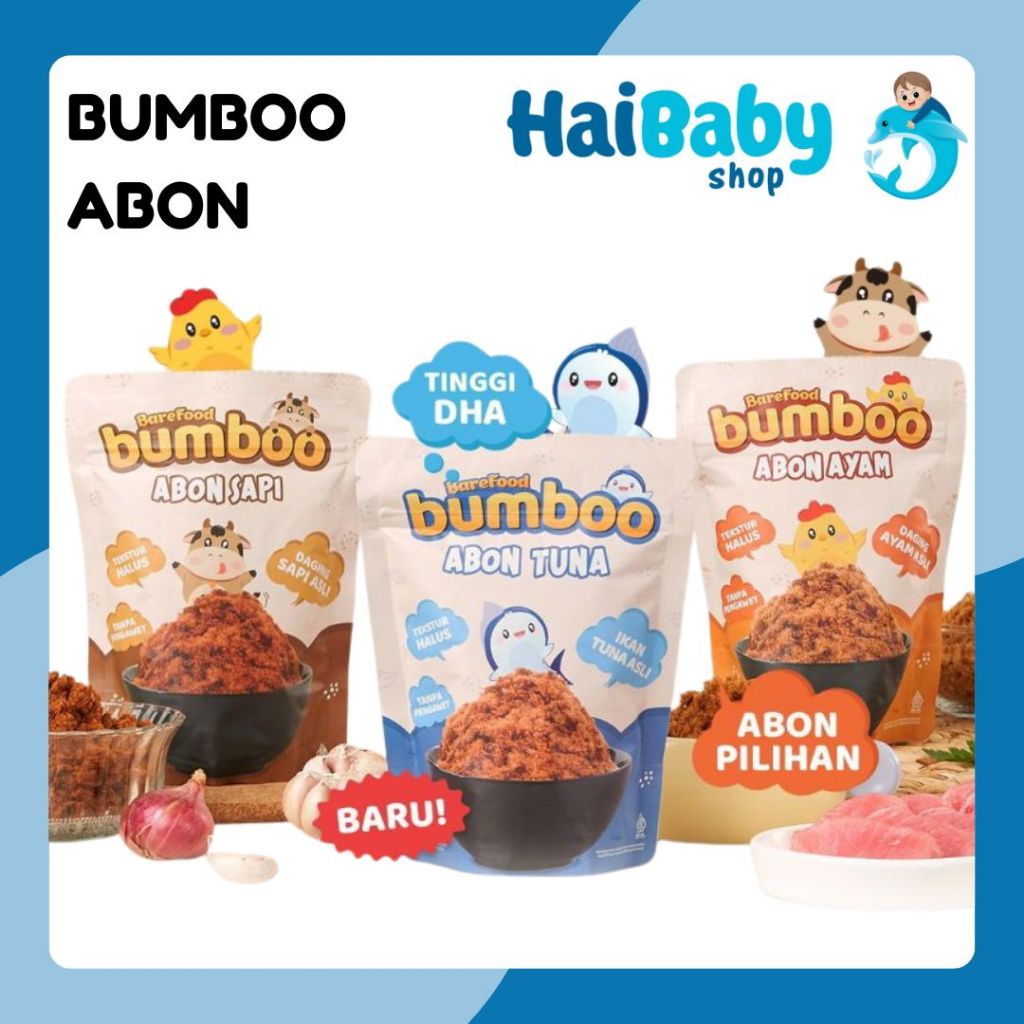 

BUMBOO Abon Asli - Tekstur Lembut MPASI Si Kecil - Sumber Protein - Tanpa MSG - Tanpa Pengawet