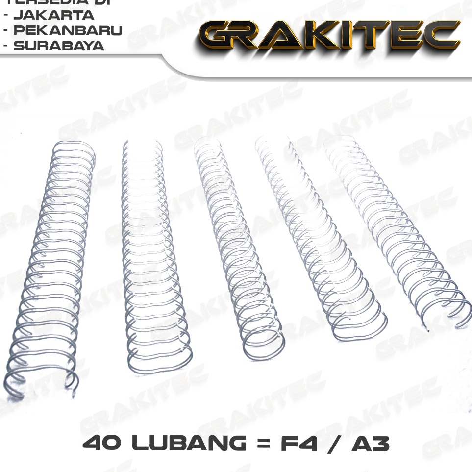 

Readystock Ring Kawat Spiral Jilid Spiral F4 31 Wire N96