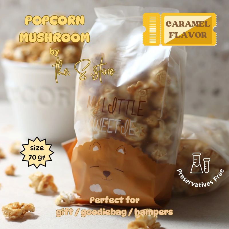 

S-STORE Popcorn Mushroom Popcorn Bioskop - Rasa Caramel