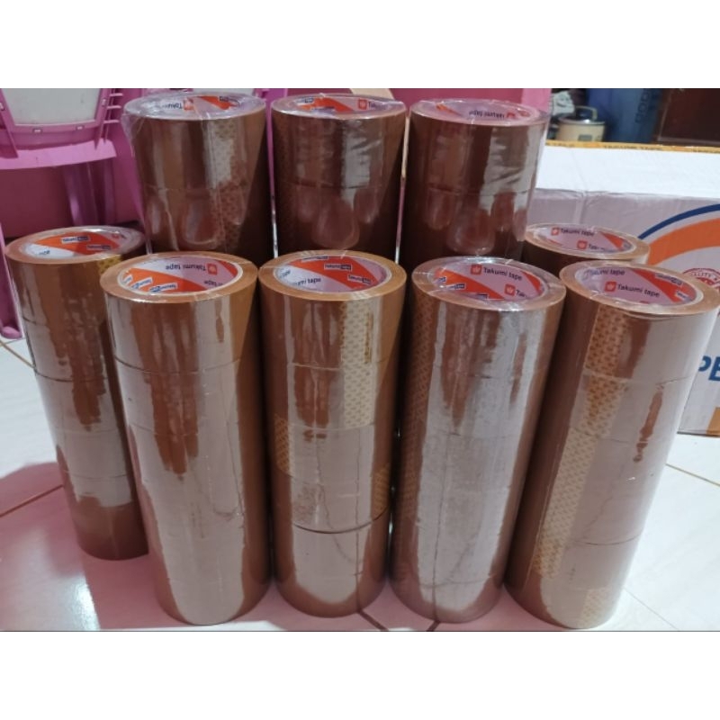 

LAKBAN COKLAT ROLL 45MM X 90 YARD