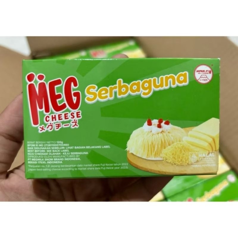 

Keju Cheddar MEG Serbaguna 120gr