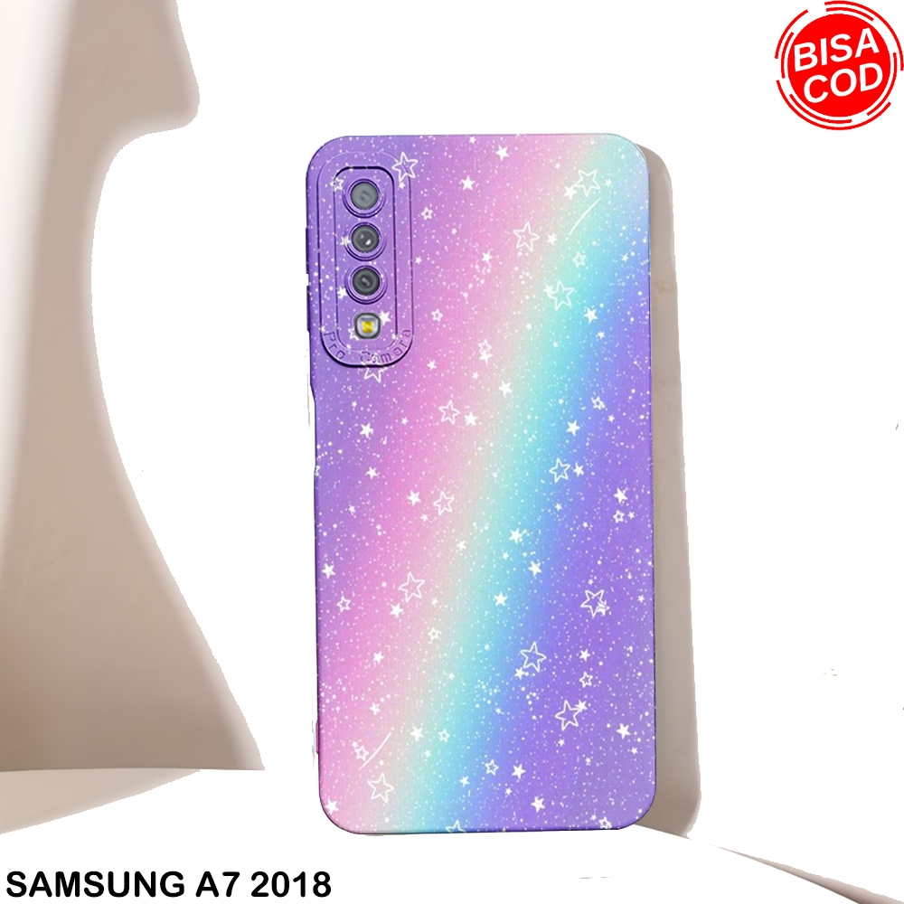 Case Samsung A7-2018 - Casing Samsung A7 2018 - Case Hp - Casing Hp Softcase - Samsung A7 2018 - Sil