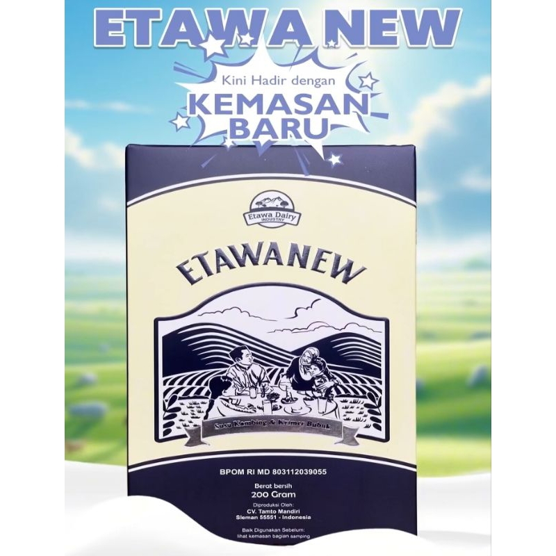 

ETAWANEW PLATINUM Susu Kambing Etawa 200 gram / Etawaku / Etawa
