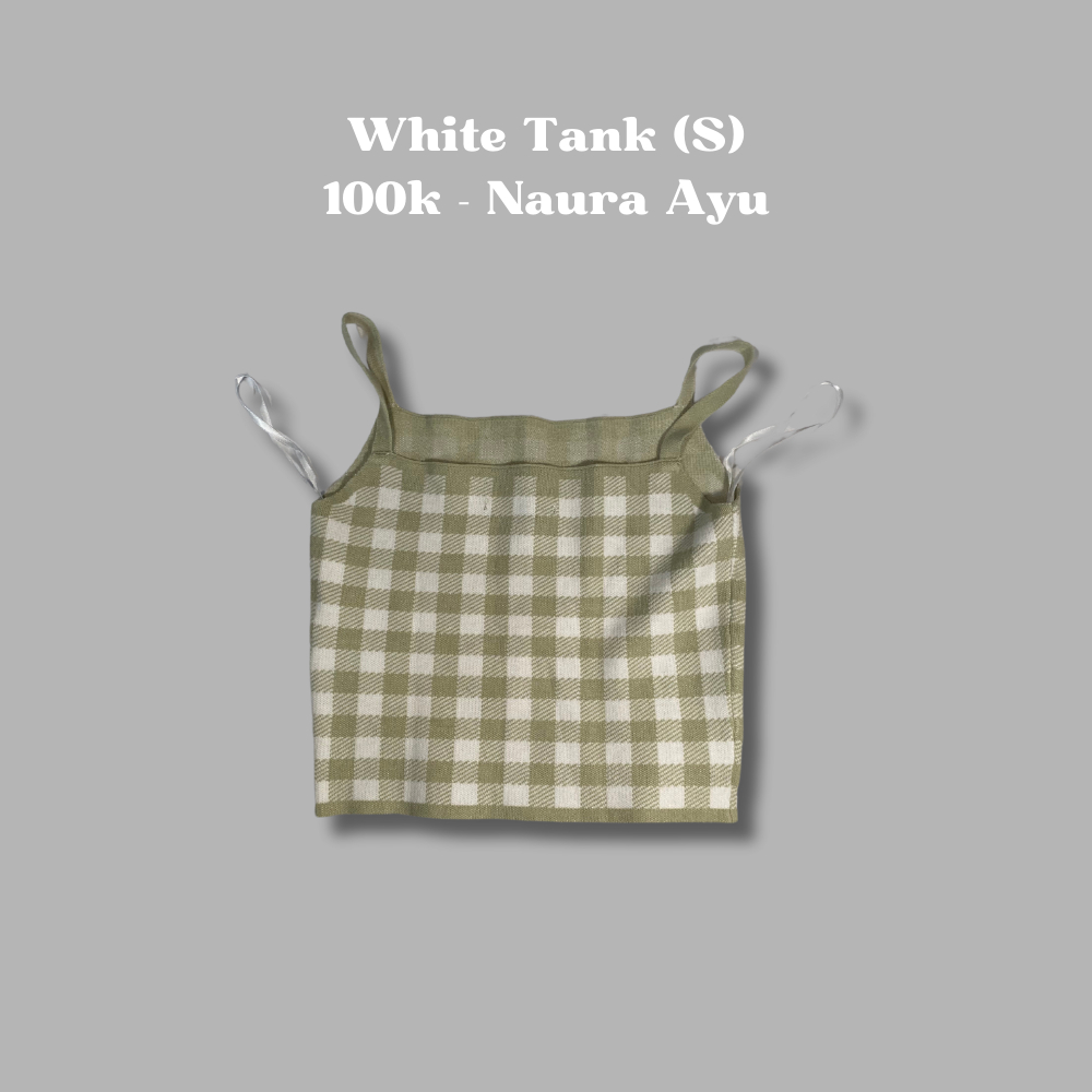 White Tank Size S - Naura Ayu