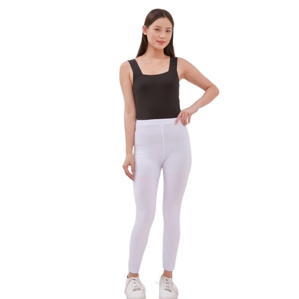 LEGING JERSEY PUTIH  Leging Wanita Import Tebal / Celana Legging / Celana Legging Panjang Wanita