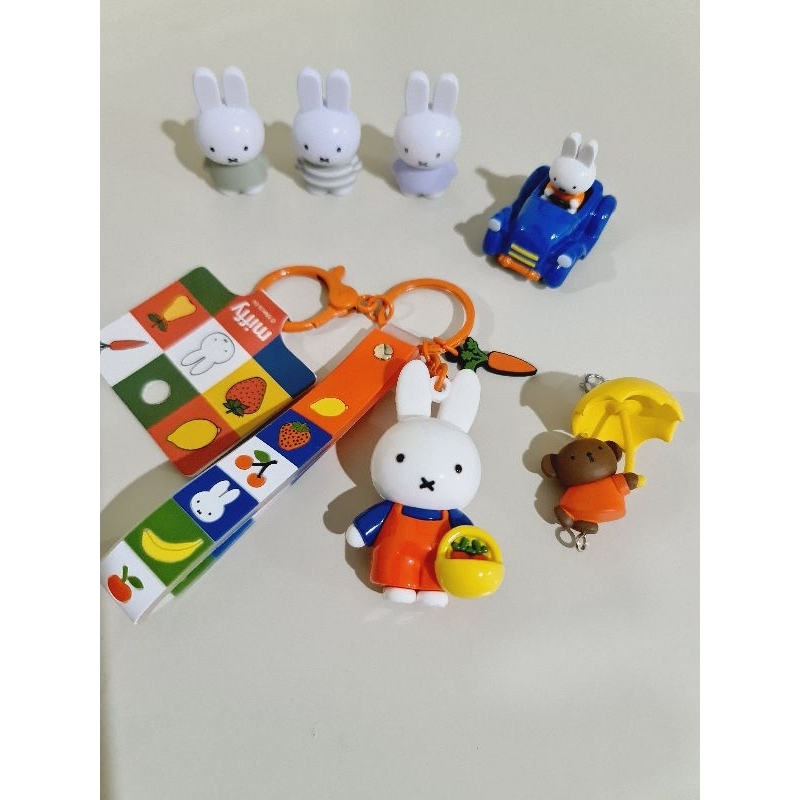 Various Miffy Keychain, Miffy Figure, Miffy Gacha, Tomica Miffy
