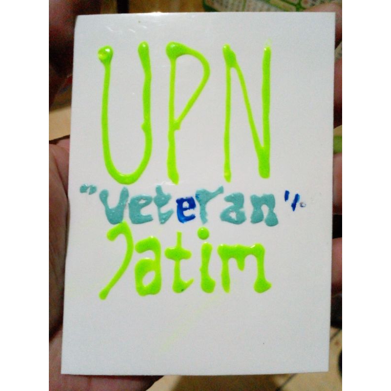 British Sticker Timbul : UPN "Veteran" Jatim