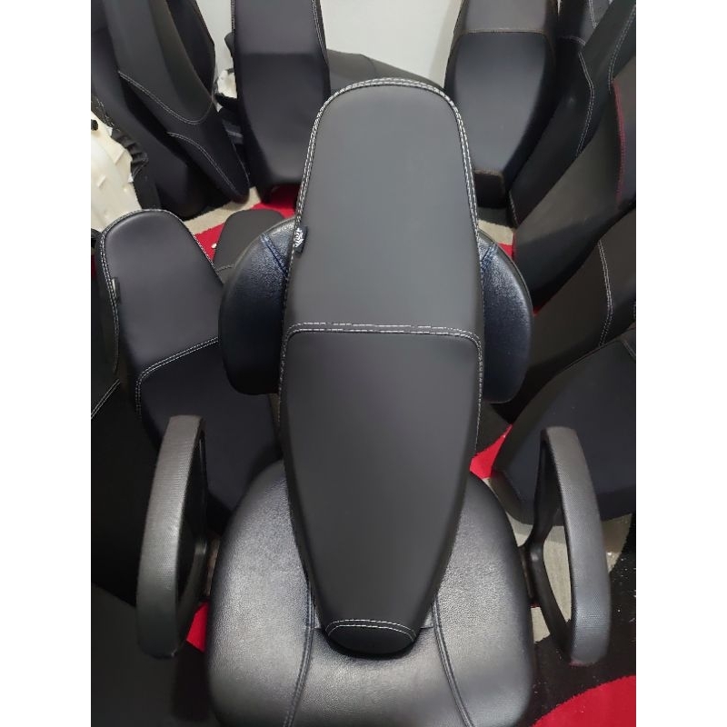 jok motor Supra x 110, Supra 125, Revo Supra fit Revo fit dll custom Doble seat tinggal pasang
