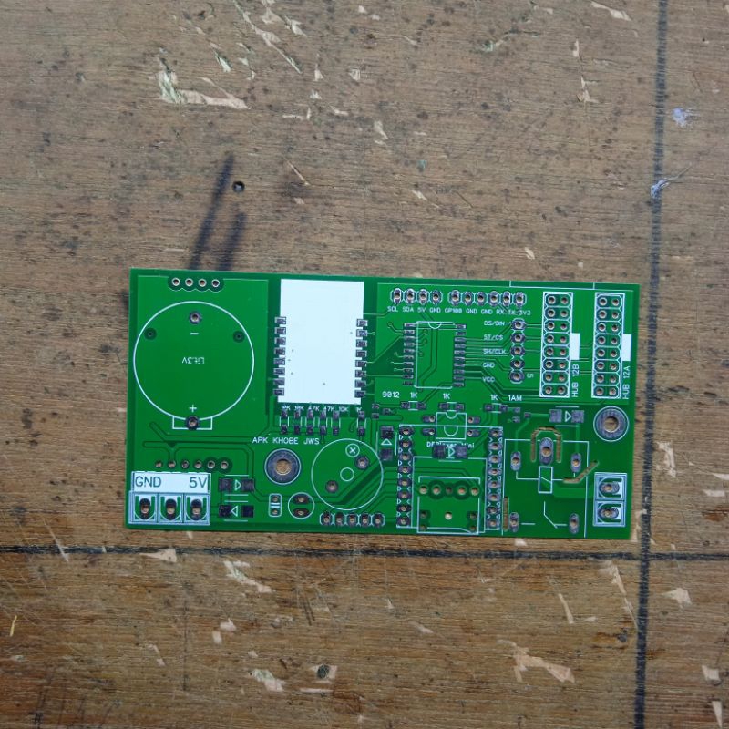 PCB JWS ESP 12f 2HUB - PCB JWS ESP 12F - pcb jam digital masjid