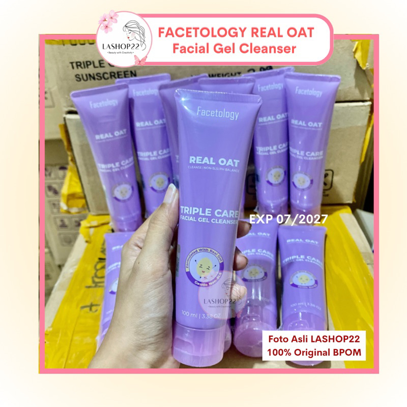 FACETOLOGY OAT Facial Gel Cleanser [ReadySiapKirim]
