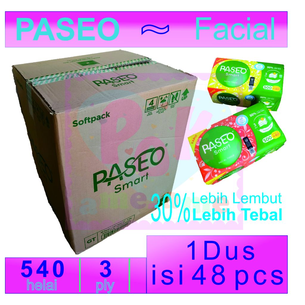Paseo 250'sheets/540helai /Dus(isi 48pcs) Cargo