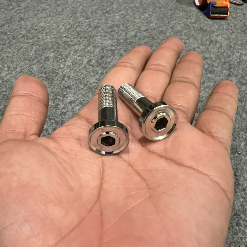 baut shock belakang cb gl MP baut skok baut shock drat 14 baut shock arm kaze sepasang