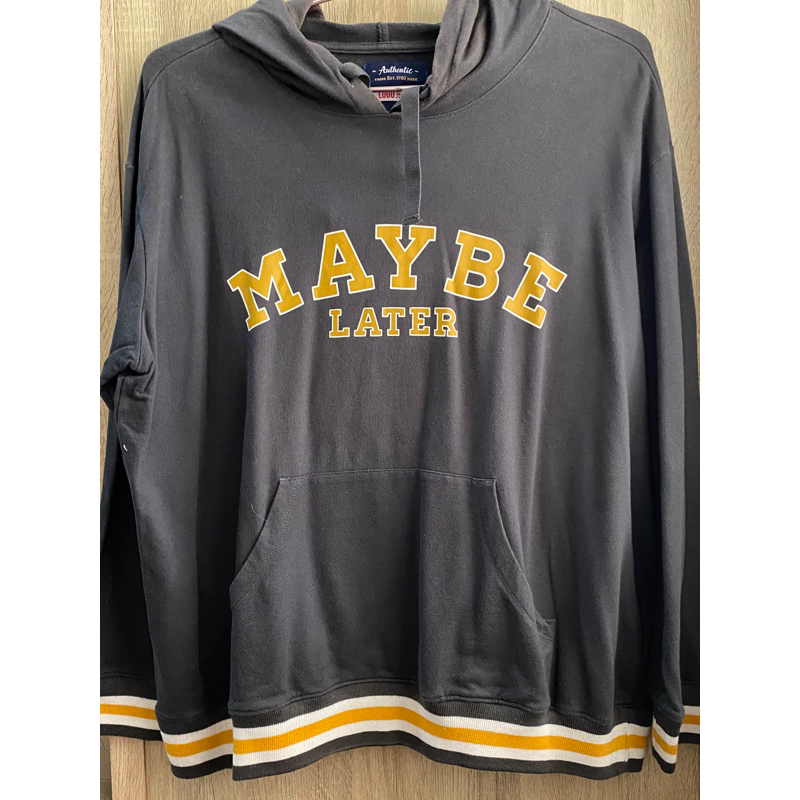 logo jeans hoodie XL