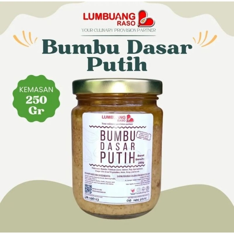 

Bumbu Dasar Putih Lumbuang Raso/Bumbu Rempah/Bumbu Instan 250 gr dan 120 gr