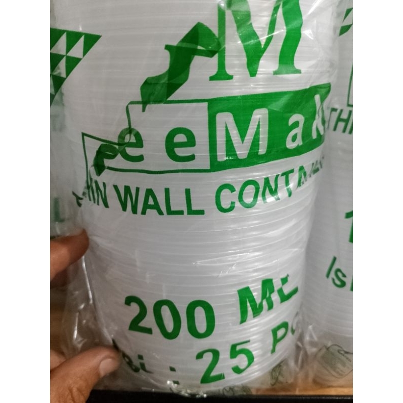 twinwall DM bulat 250 ml - 150 ml 25 pcs