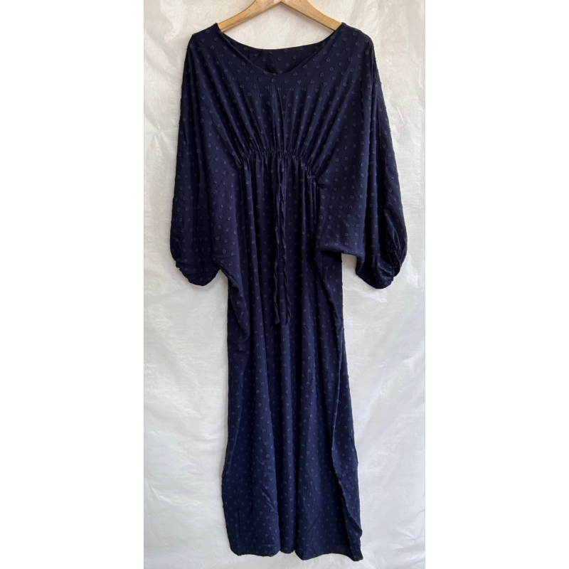 kaftan warna navy