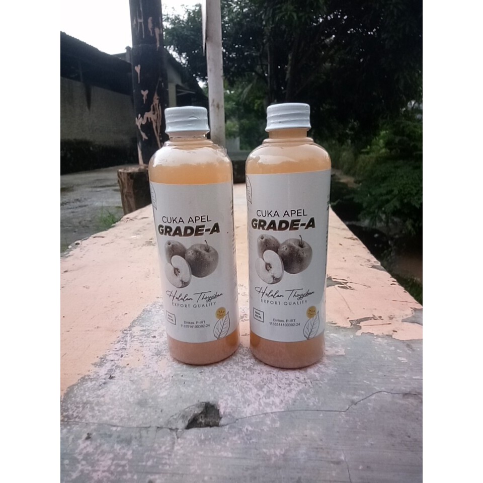 

Cuka Apel GRADE A Natural With "Mother" Tanpa Aroma Alkohol