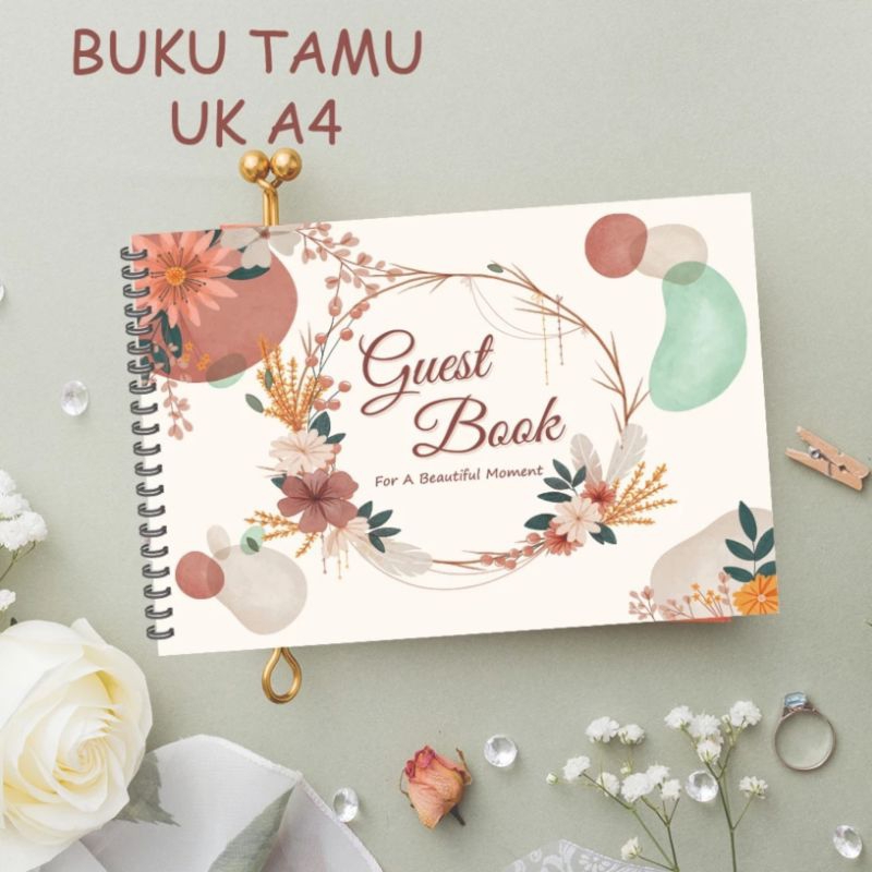 

GUEST BOOK PREMIUM/BUKU TAMU PERNIKAHAN/WEDDING/PERNIKAHAN/KERTAS/MURAH