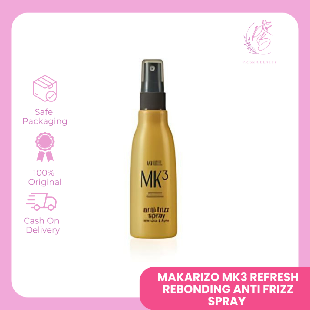 MAKARIZO MK3 REFRESH REBONDING ANTI FRIZZ SPRAY 110ML RAMBUK KERING/RAPUH - PBS