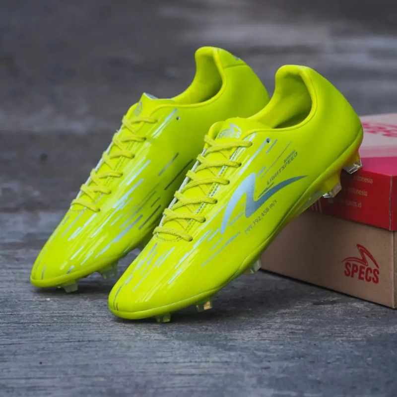 Spesial !!! Sepatu Bola Specs Lightspeed Reborn Fg Meta Crush Pack Zest Green / Specs Sepatu Sepak B