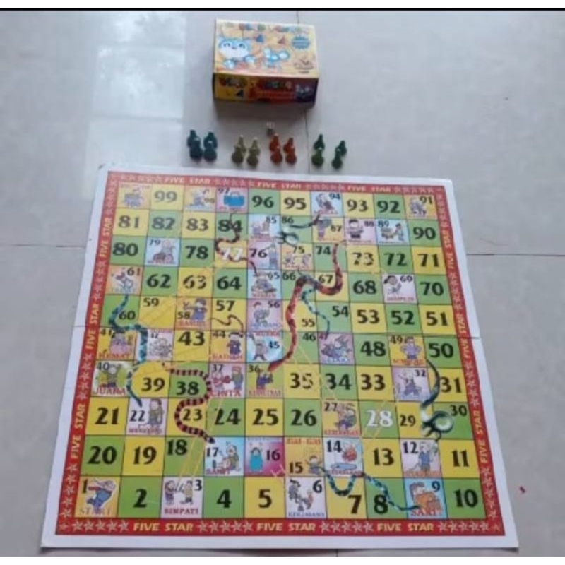 Mainan Ludo Ular Tangga