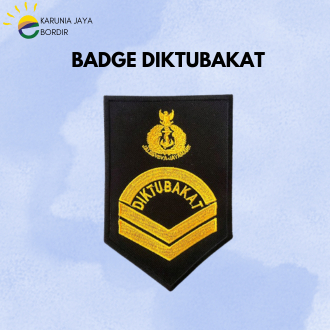 Logo Diktubakat Bordir TNI AL