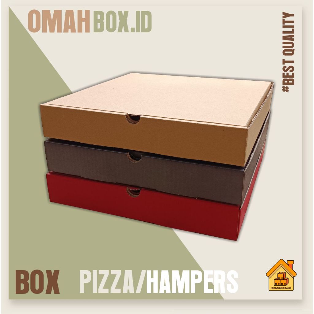 

Box pizza 31x31x5 cm | Box | boxsliplock | Box DieCut | Box Hampers | Box Souvenir | box skincare | box Baju | Box Hijab | box pizza | box jam dinding | Pizzabig