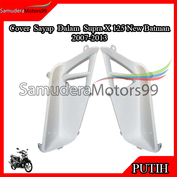 Cover  Sayap  Dalam  Supra X 125 New Batman 2007-2013 PUTIH