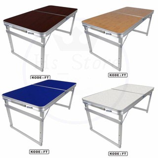 TURUN HARGAThania_official_store Meja Lipat Koper Hpl Meja Serbaguna Meja Lipat Portable